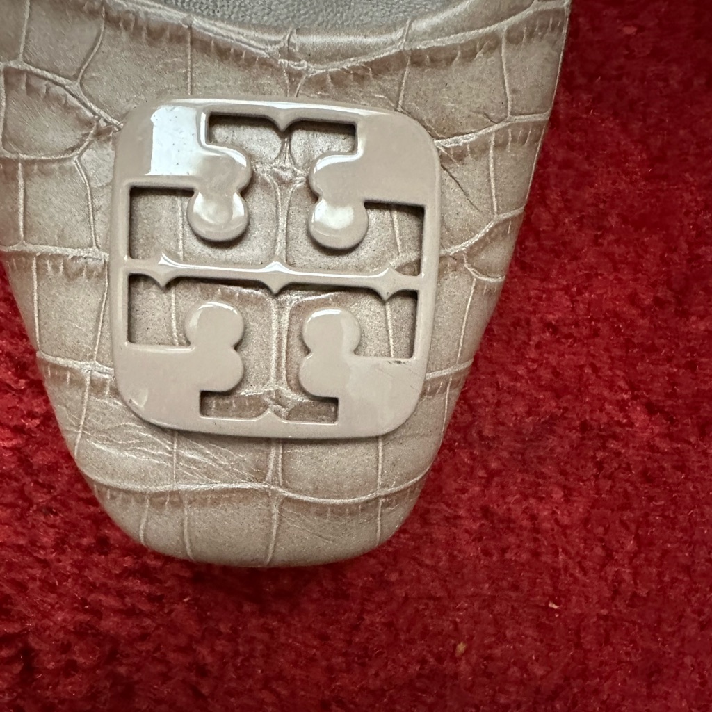 Croc Embossed Flat